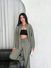 Oversize Salaş Gömlek - Pantolon takım
