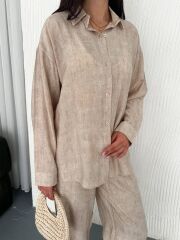 Oversize Salaş Gömlek - Pantolon takım